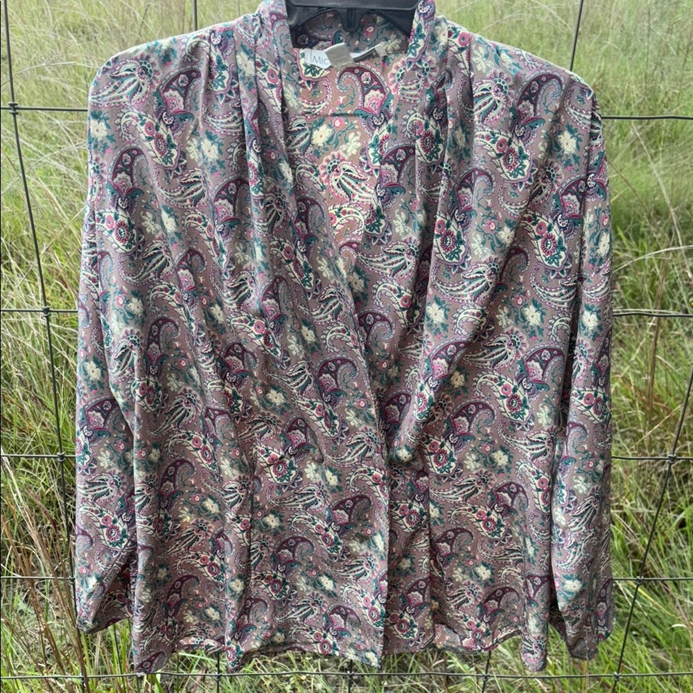 Paisley Patterned Blazer